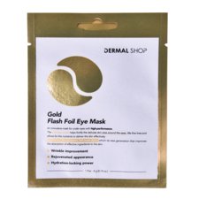 Eye Mask DERMAL Gold Flash Foil 2pcs